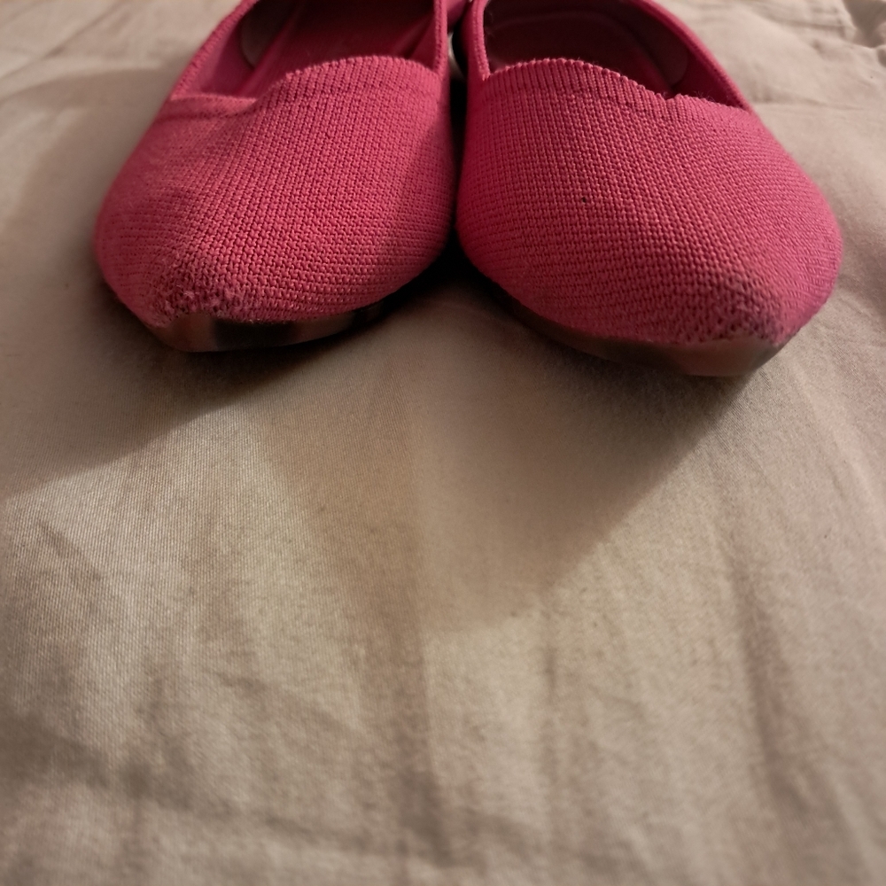 Rothy's Pink Pointed Toe Flats - Picture 4 of 10
